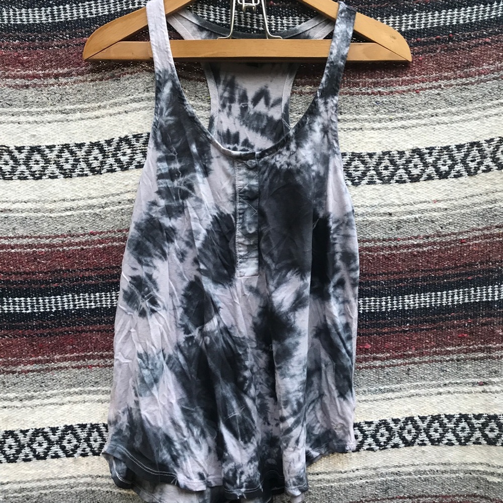 Blush Tie Dye American Eagle Racer Back Tank: S